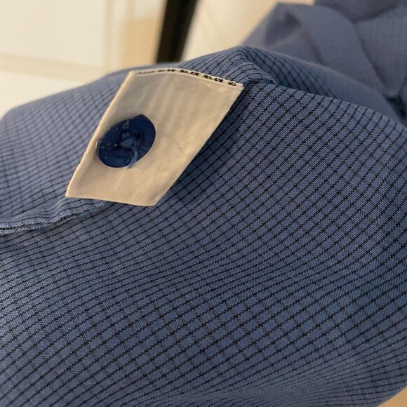 Indigo Palm Men's Blue Checkered Shirt - Picture 5 of 6